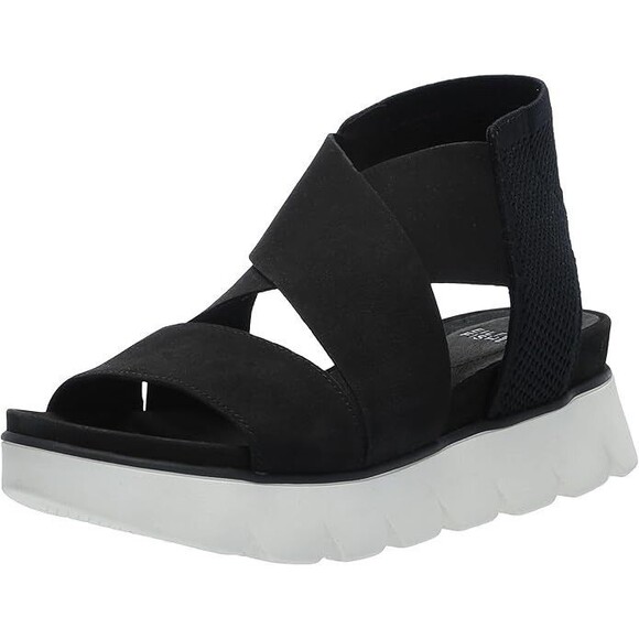 Eileen Fisher Chant  Leather Platform Wedge Sandal Women's Size-NIB-8, 8.5,10,11 - Picture 4 of 6